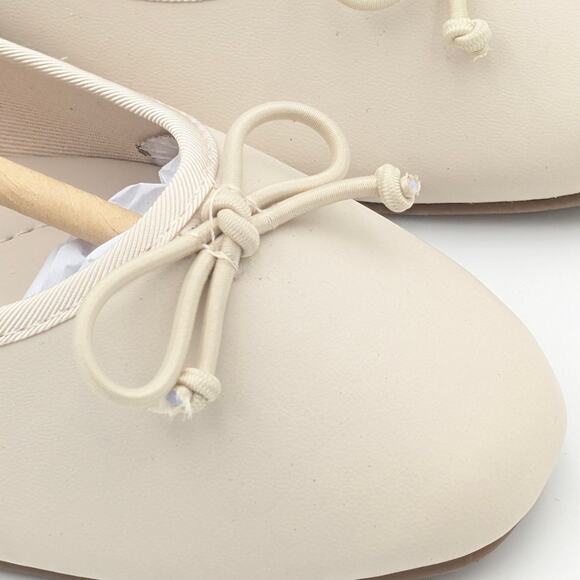 Reaction Kenneth Cole Melrose Ballet Flat Round Toe Women's Ivory Size US8 EU39 - Picture 11 of 12